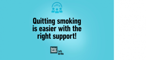 Quitting smoking is easier with the right support